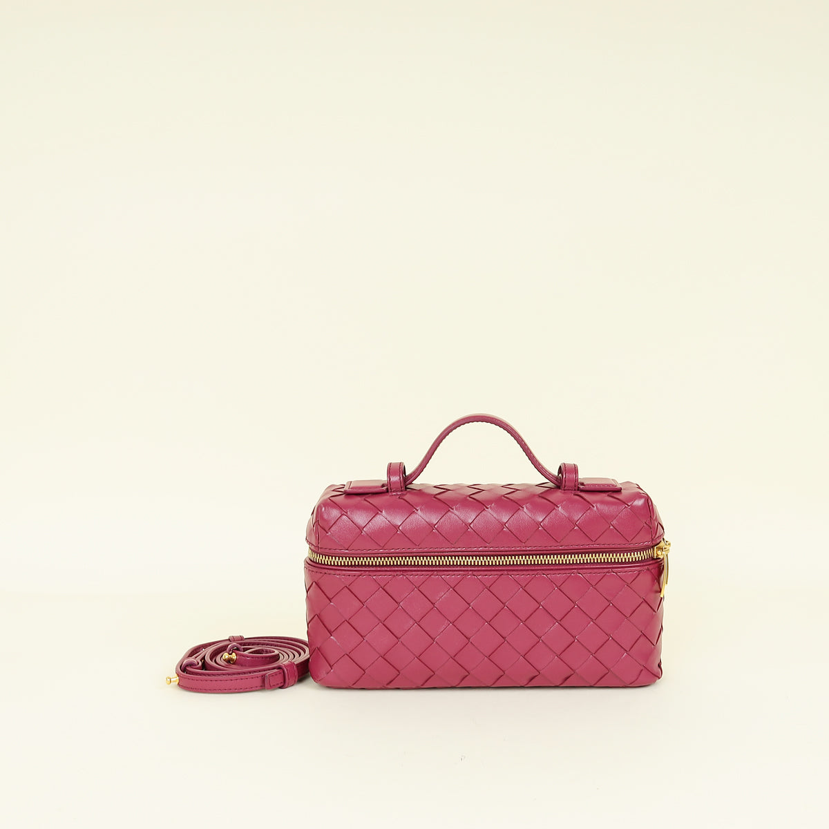 Bottega Veneta Cinnabar Intrecciato Bang Bang Bag