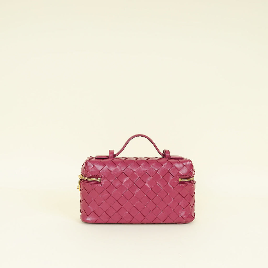 Bottega Veneta Cinnabar Intrecciato Bang Bang Bag