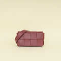 Bottega Veneta Burgundy Cassette Convertible Belt Bag