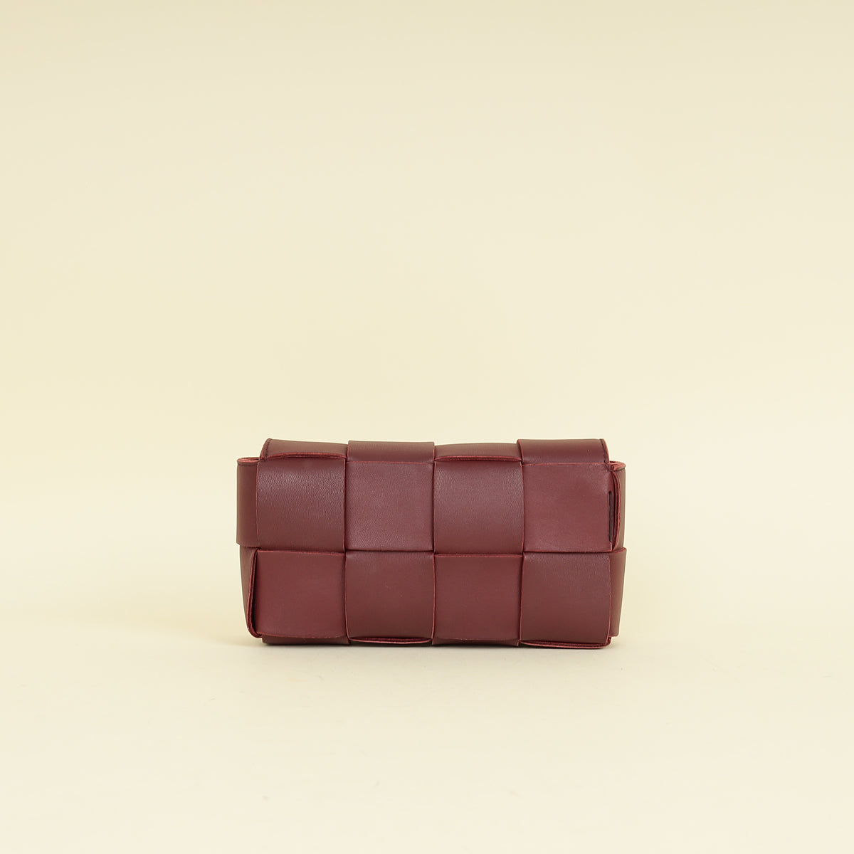 Bottega Veneta Burgundy Cassette Convertible Belt Bag