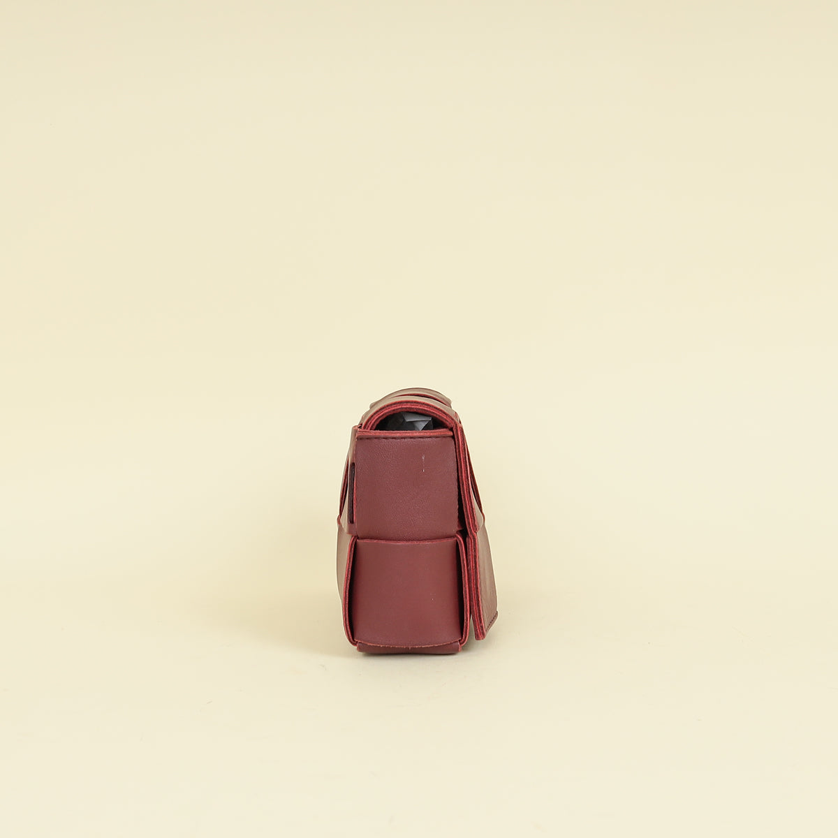Bottega Veneta Burgundy Cassette Convertible Belt Bag
