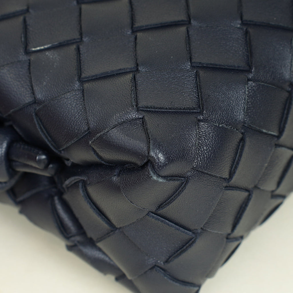 Bottega Veneta Dark Navy Blue Mini Loop Camera Bag