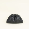 Bottega Veneta Black Intrecciato The Pouch Clutch Bag