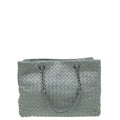 Bottega Veneta Grey Intrecciato Classic Tote Medium Bag