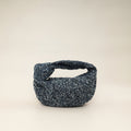 Bottega Veneta Navy Blue Mini Jodie Bouclé Denim Bag
