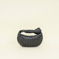 Bottega Veneta Black Intrecciato Mini Jodie Bag