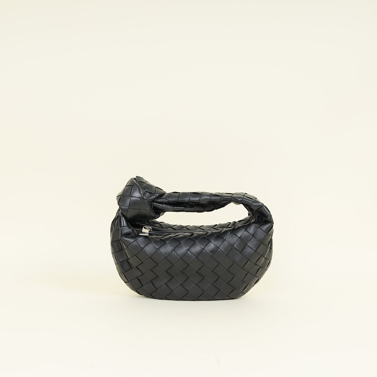 Bottega Veneta Black Intrecciato Mini Jodie Bag