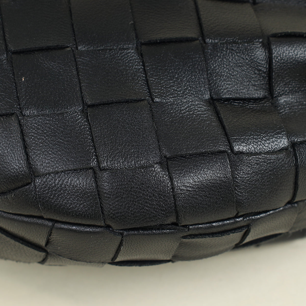 Bottega Veneta Black Intrecciato Mini Jodie Bag