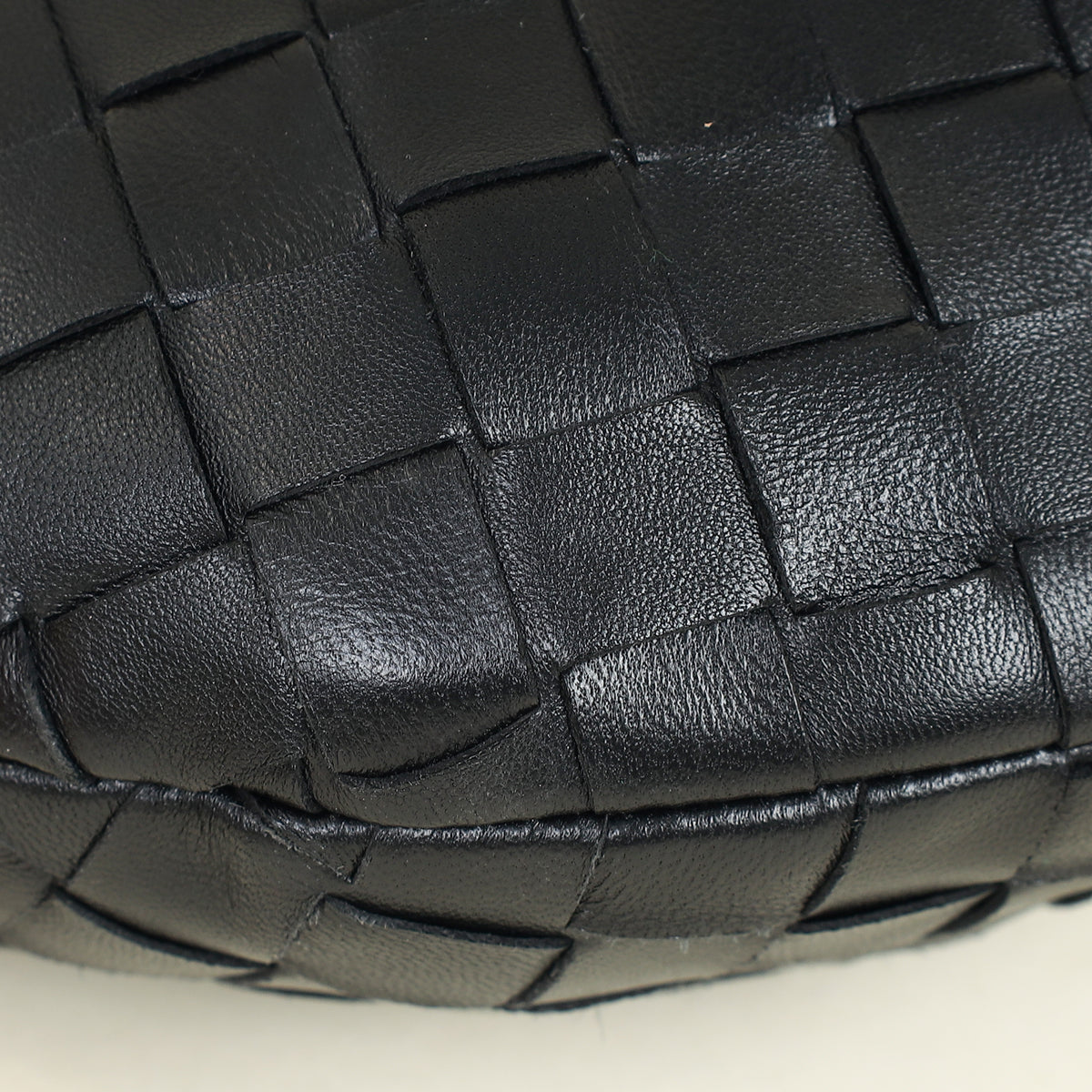 Bottega Veneta Black Intrecciato Mini Jodie Bag