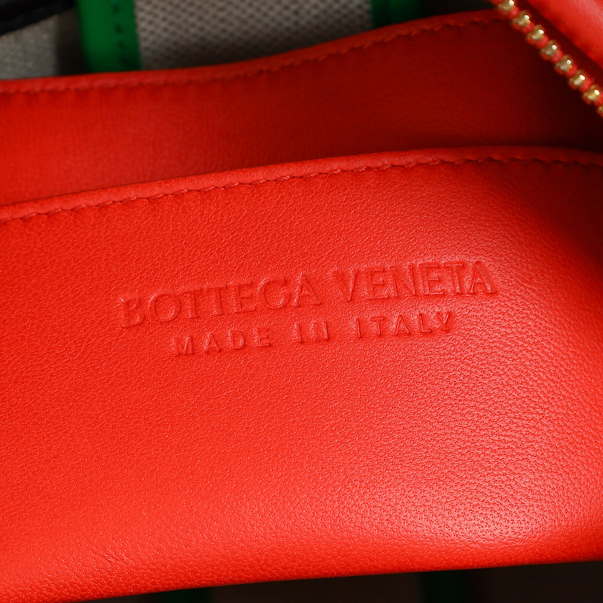 Bottega Veneta Cream Multicolor Small Brick Cassette Shoulder Bag
