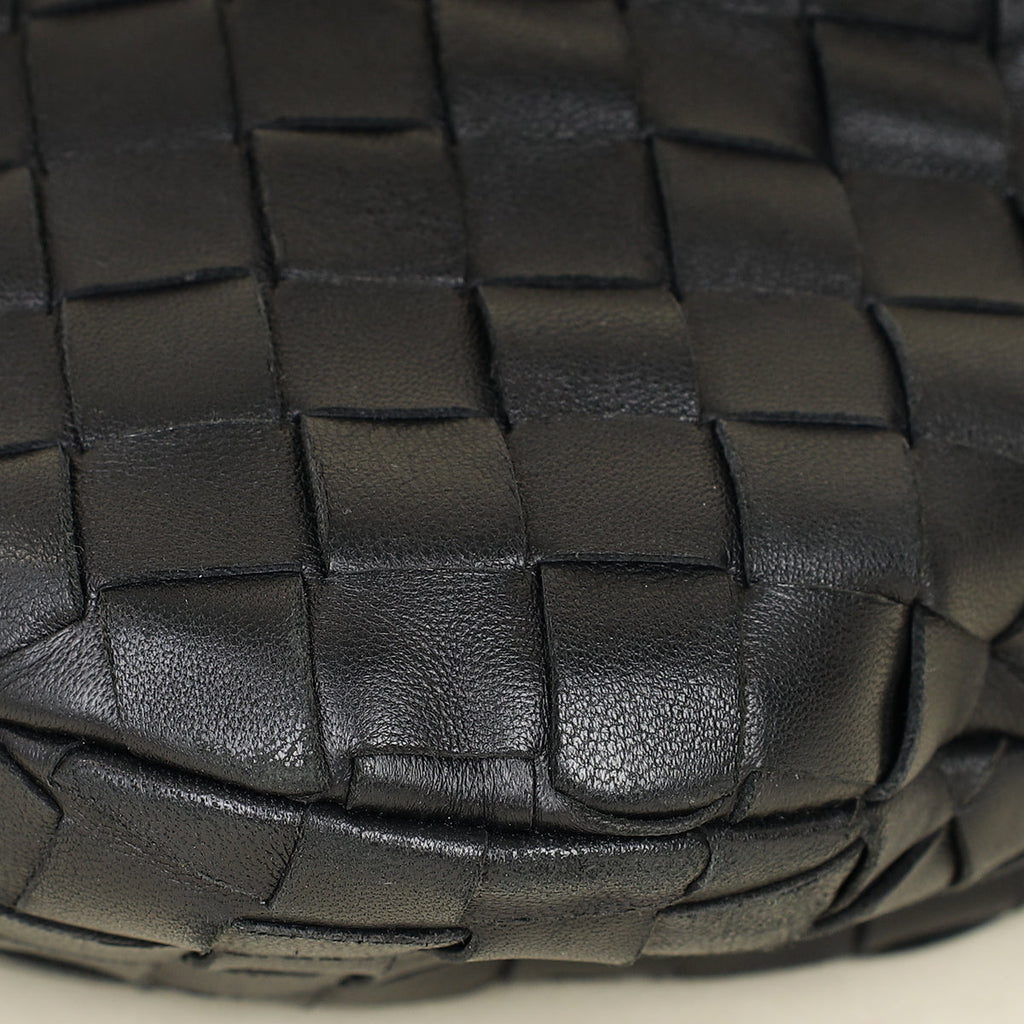 Bottega Veneta Black Intrecciato Mini Jodie Bag