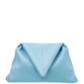 Bottega Veneta Sky Blue Angular Nappa Clutch