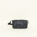 Bottega Veneta Black Cassette Convertible Belt Bag