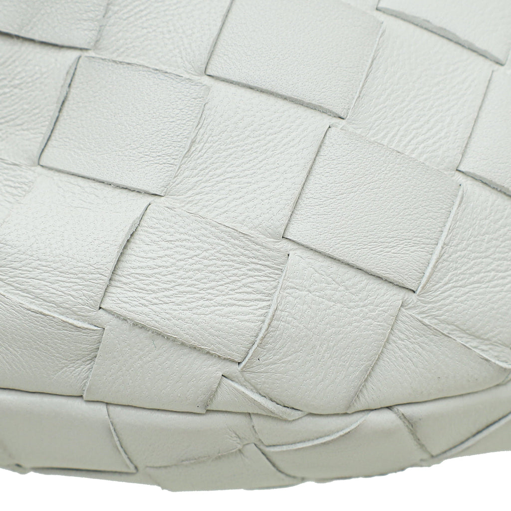 Bottega Veneta Chalk Intrecciato Mini Jodie Bag