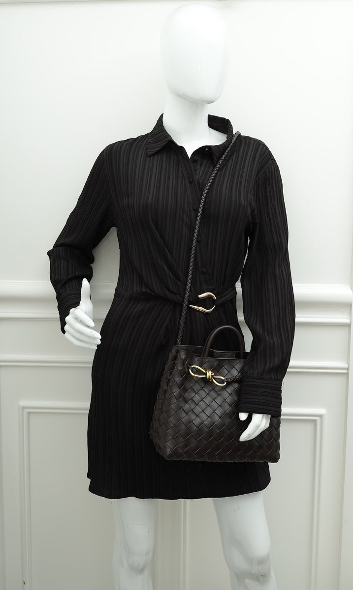 Bottega Veneta Fondant Intrecciato Small Andiamo Bag