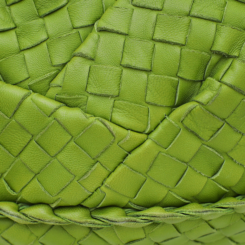 Bottega Veneta Lime Greem Intrecciato Nappa Hobo Bag