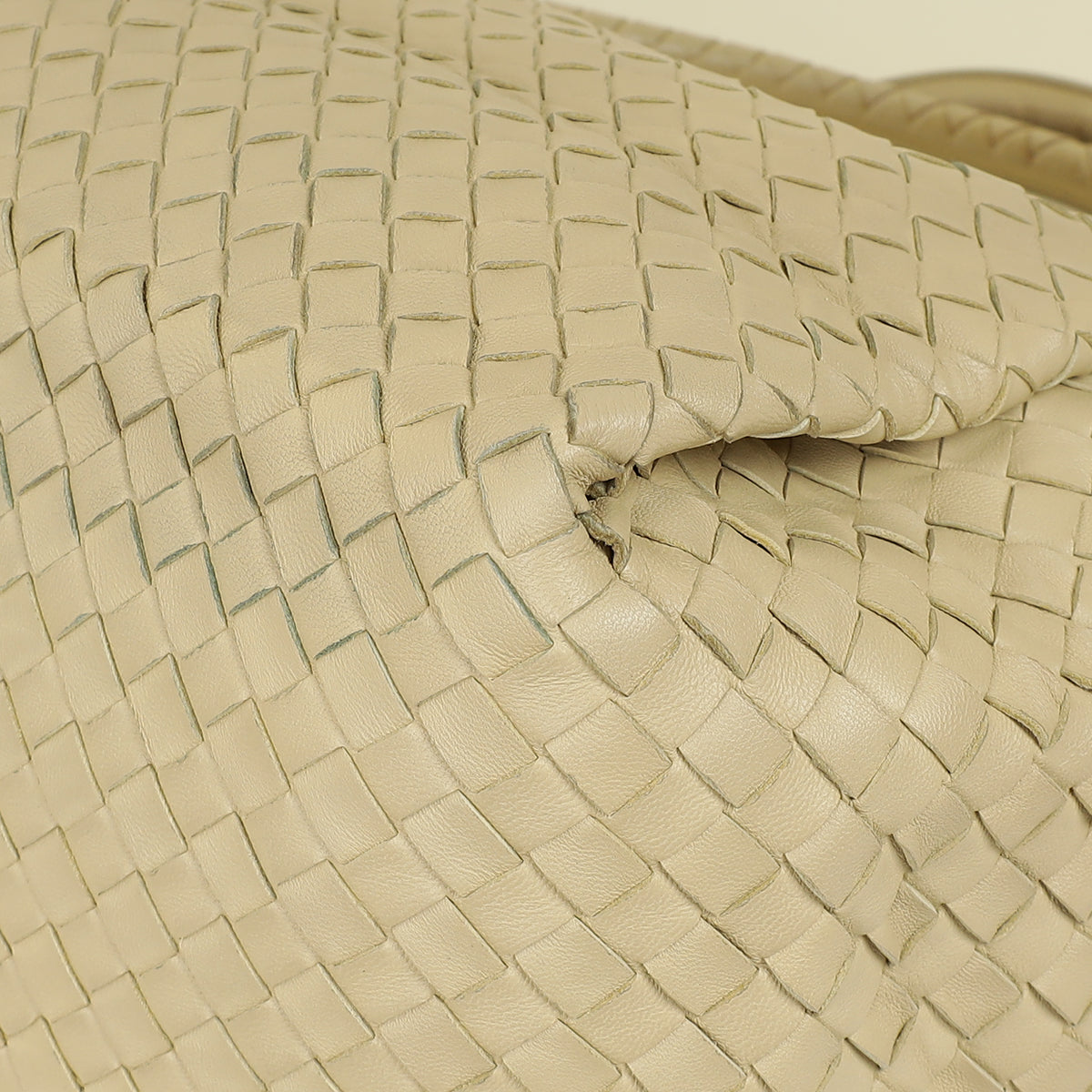Bottega Veneta Beige Intrecciato Parachute Bag