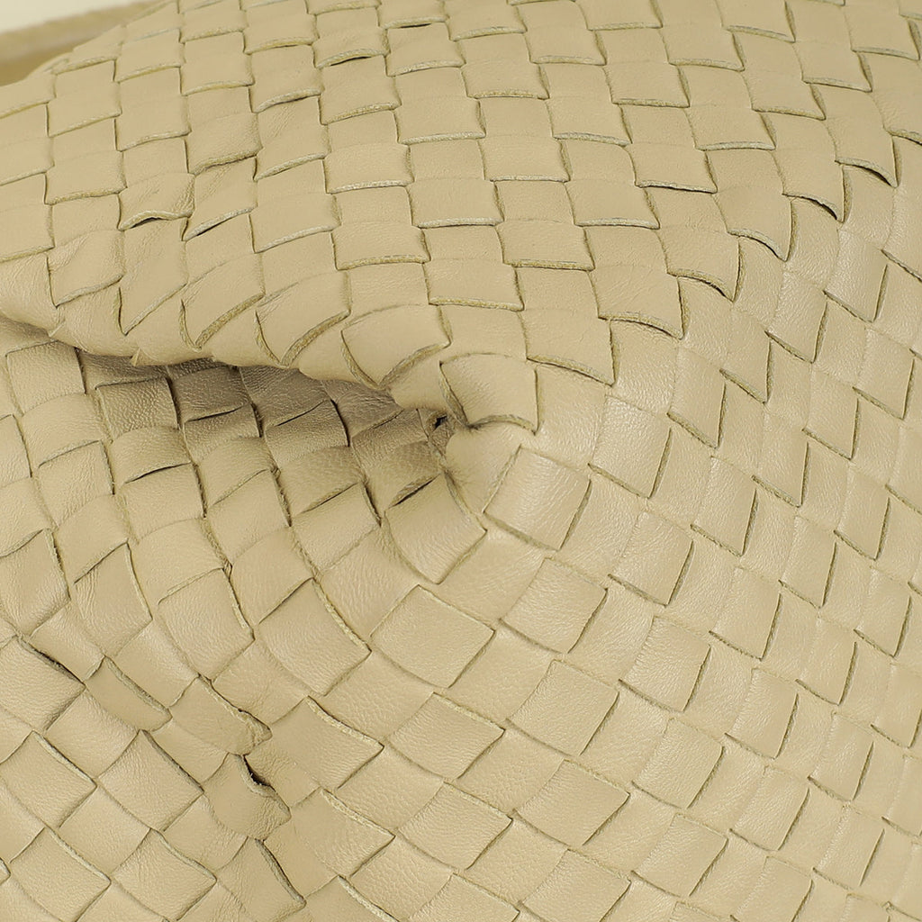 Bottega Veneta Beige Intrecciato Parachute Bag