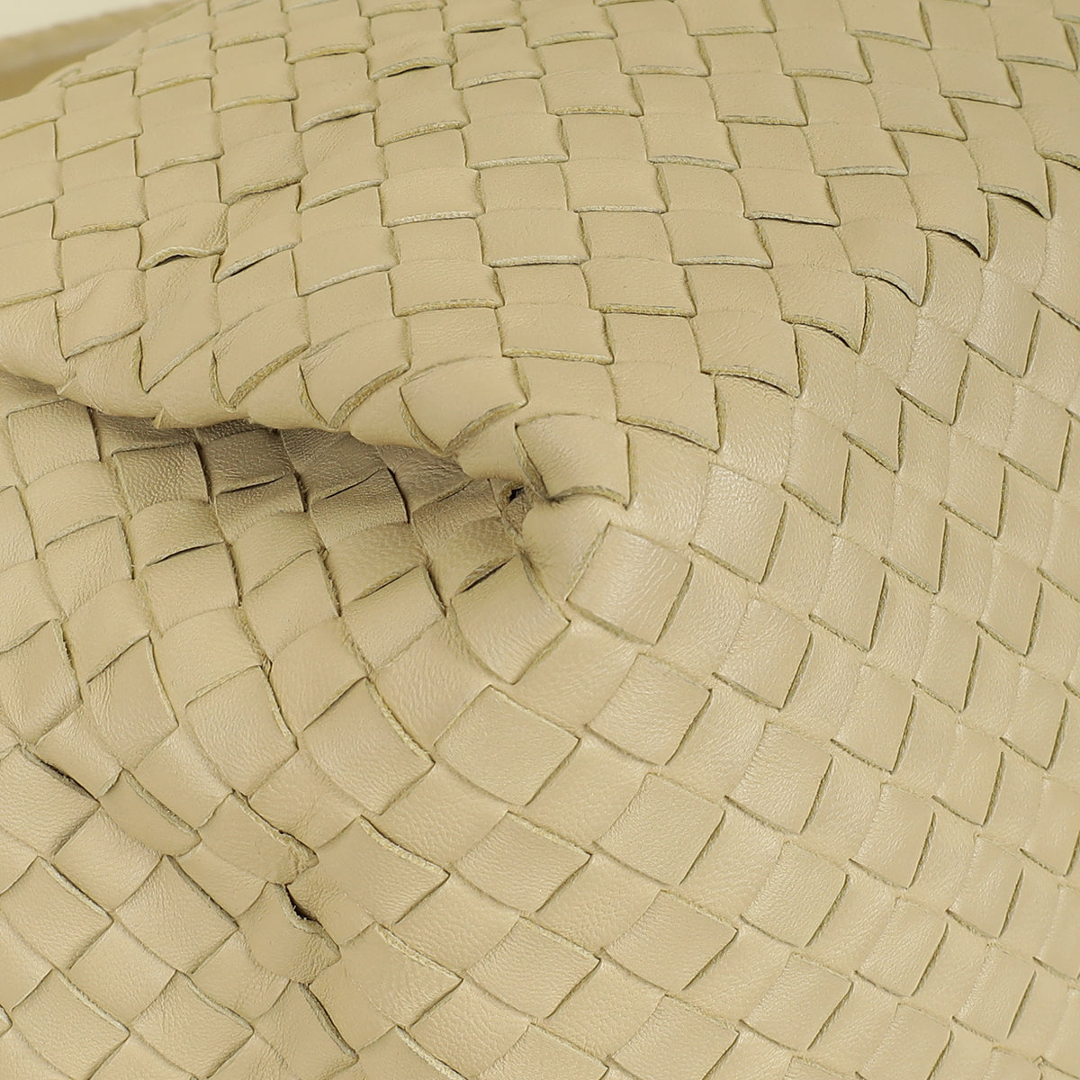 Bottega Veneta Beige Intrecciato Parachute Bag