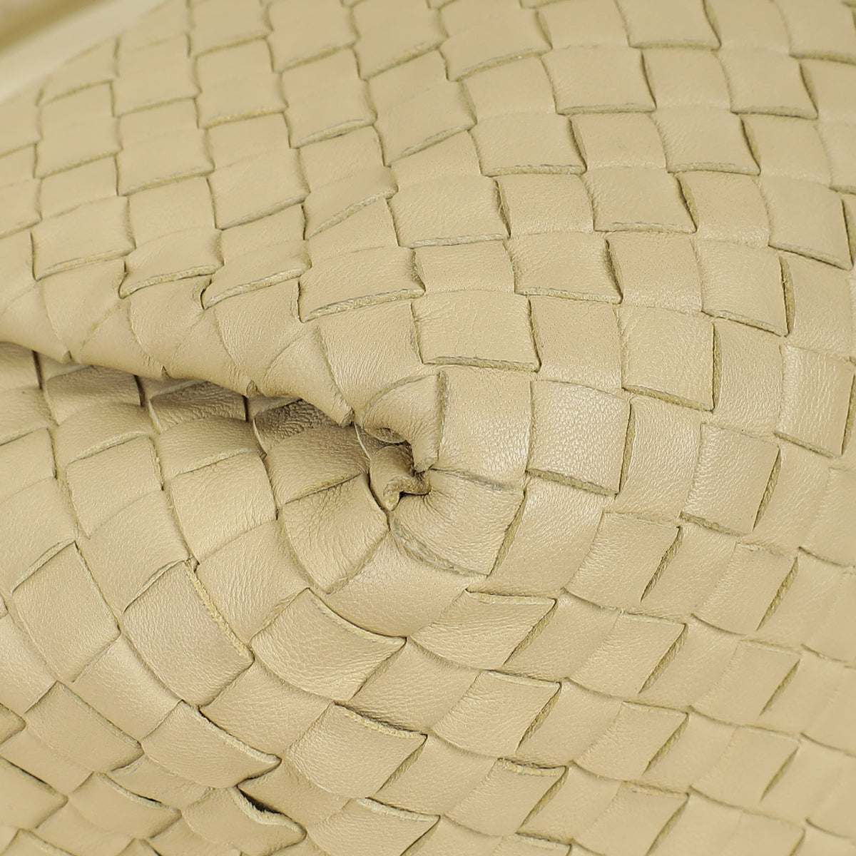 Bottega Veneta Beige Intrecciato Parachute Bag
