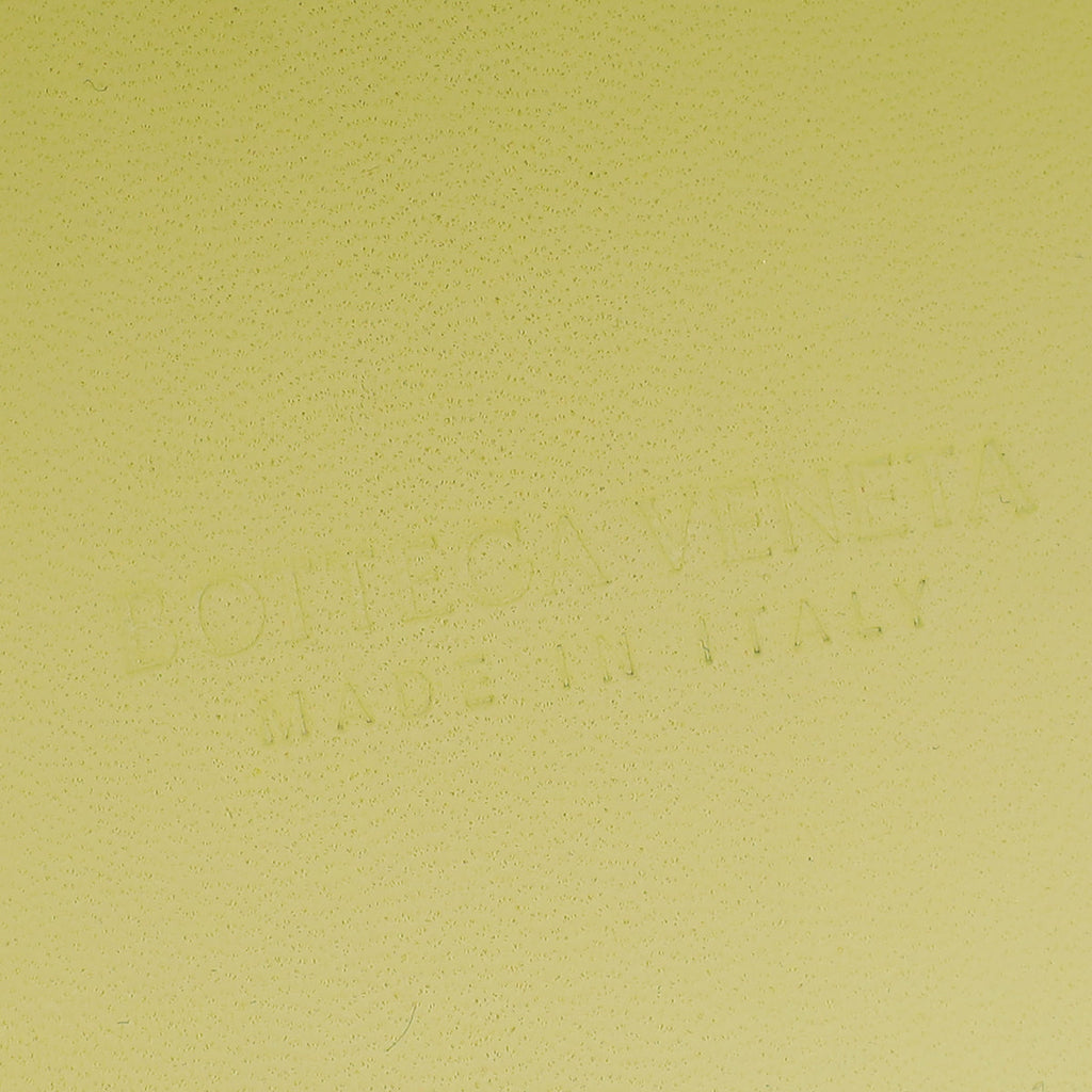 Bottega Veneta Pale Yellow Intrecciato Medium Tote Bag
