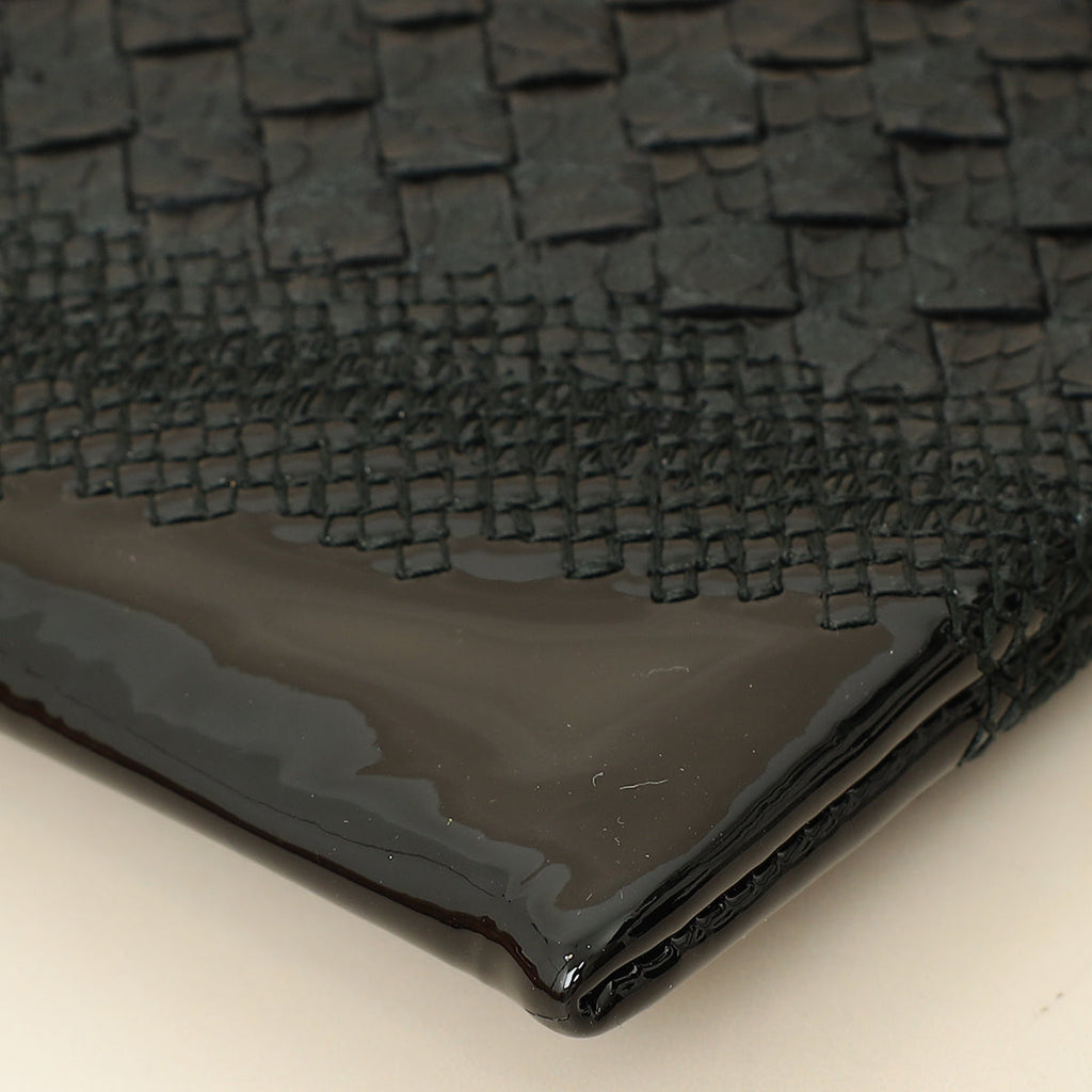 Bottega Veneta Bicolor Intrecciato Zipped Pouch