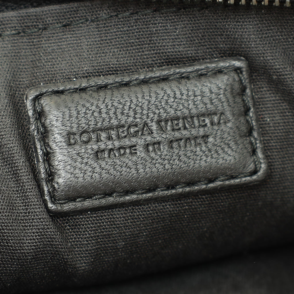Bottega Veneta Bicolor Intrecciato Zipped Pouch