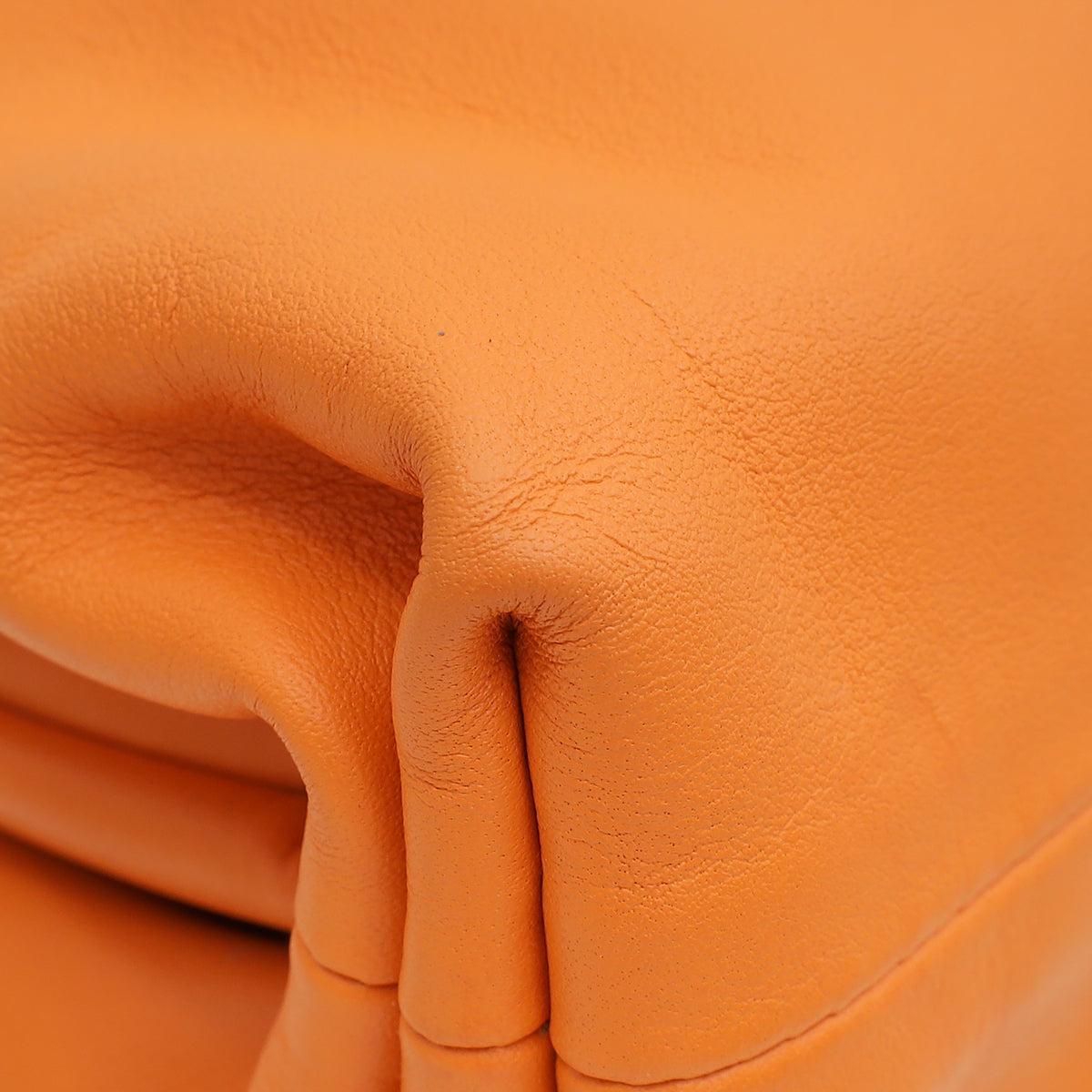 Bottega Veneta Orange The Mini Pouch