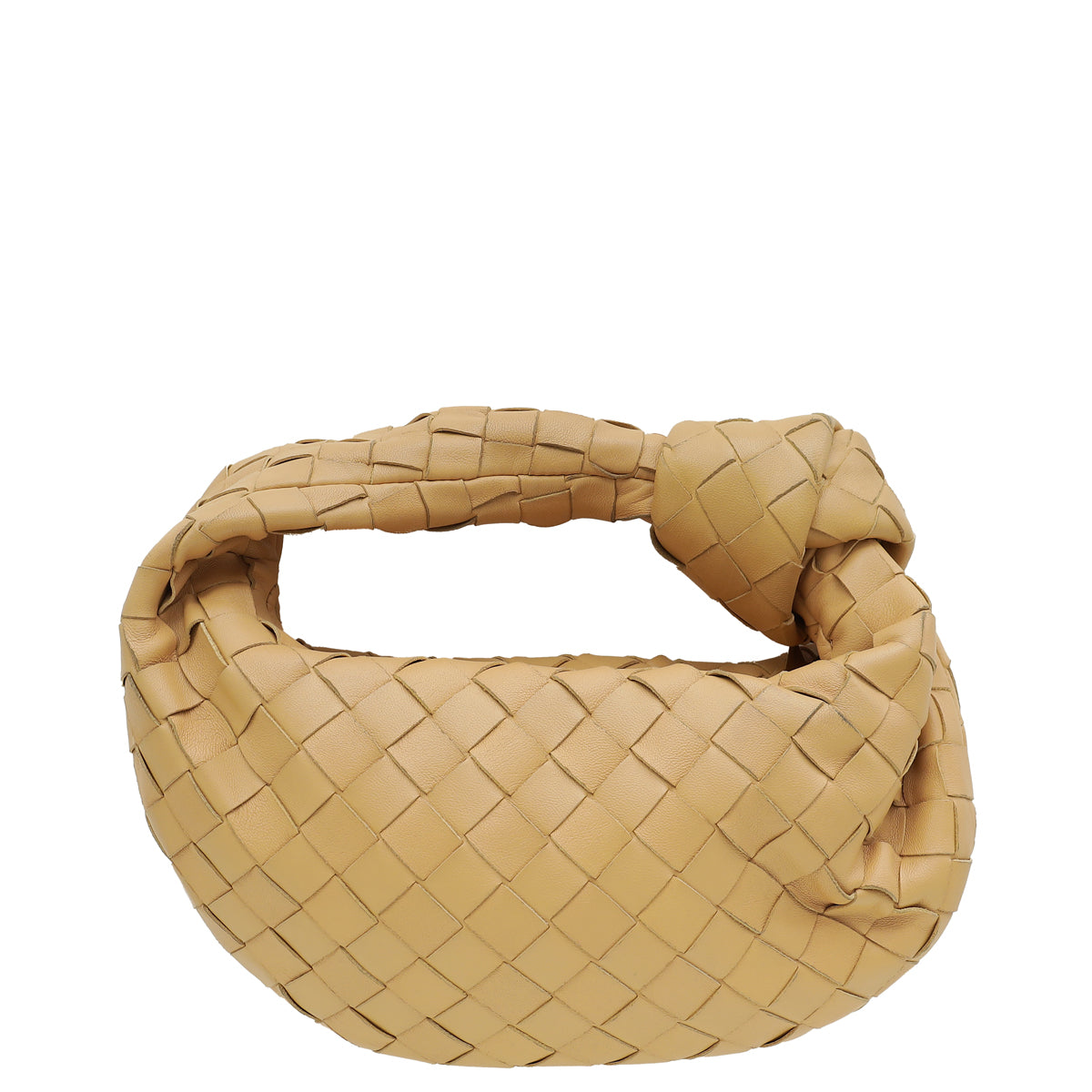 Bottega Veneta Almond Intrecciato Nappa Mini Jodie Bag