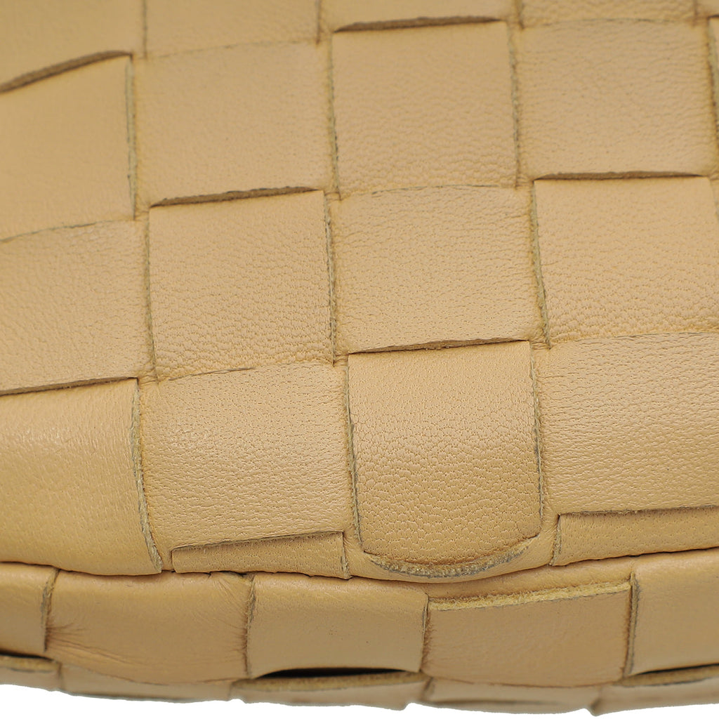 Bottega Veneta Almond Intrecciato Nappa Mini Jodie Bag