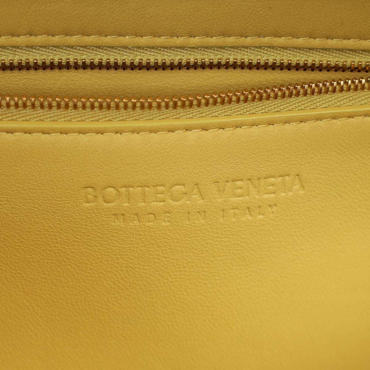 Bottega Veneta Yellow Maxi Intrecciato Padded Top Handle Bag