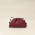 Bottega Veneta Burgundy Intrecciato Mini Pouch
