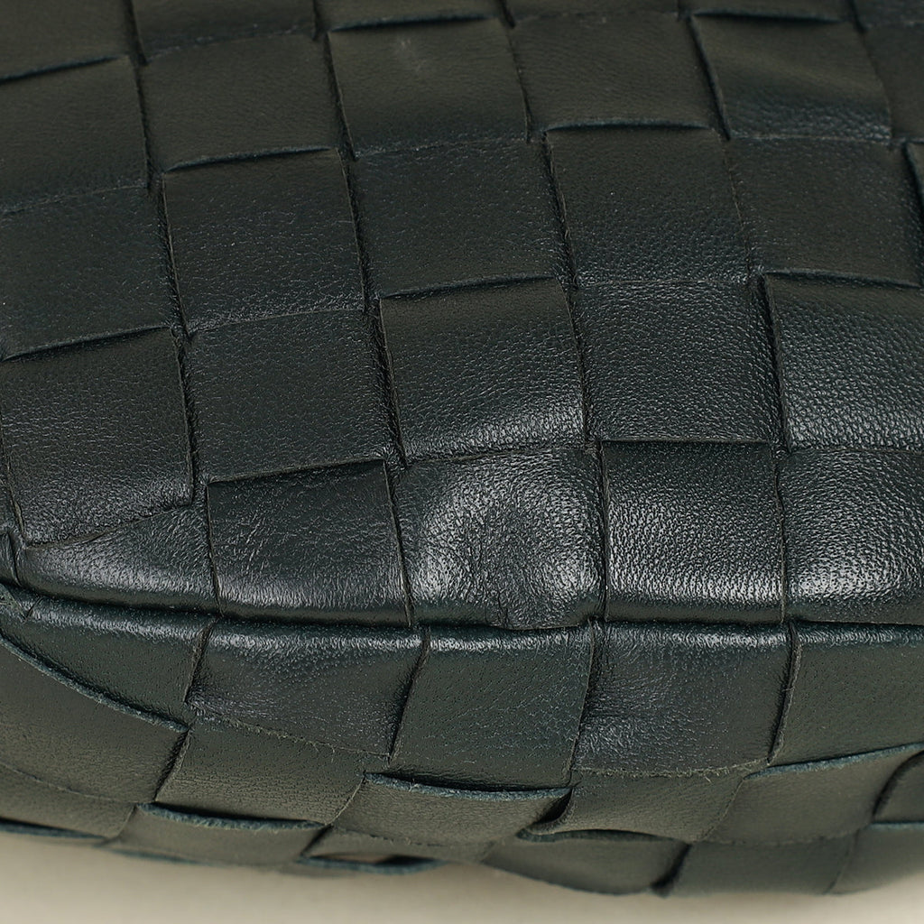 Bottega Veneta Dark Forest Green Intrecciato Mini Jodie Bag