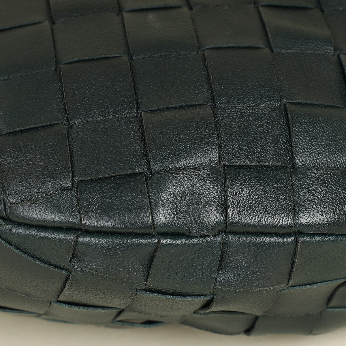 Bottega Veneta Dark Forest Green Intrecciato Mini Jodie Bag