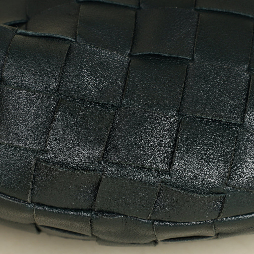 Bottega Veneta Dark Forest Green Intrecciato Mini Jodie Bag
