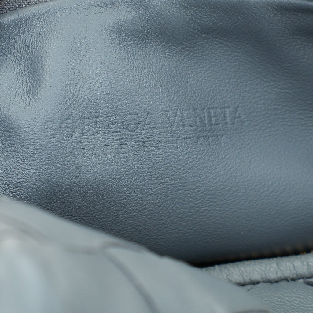 Bottega Veneta Grey Intrecciato Nappa Mini Jodie Bag