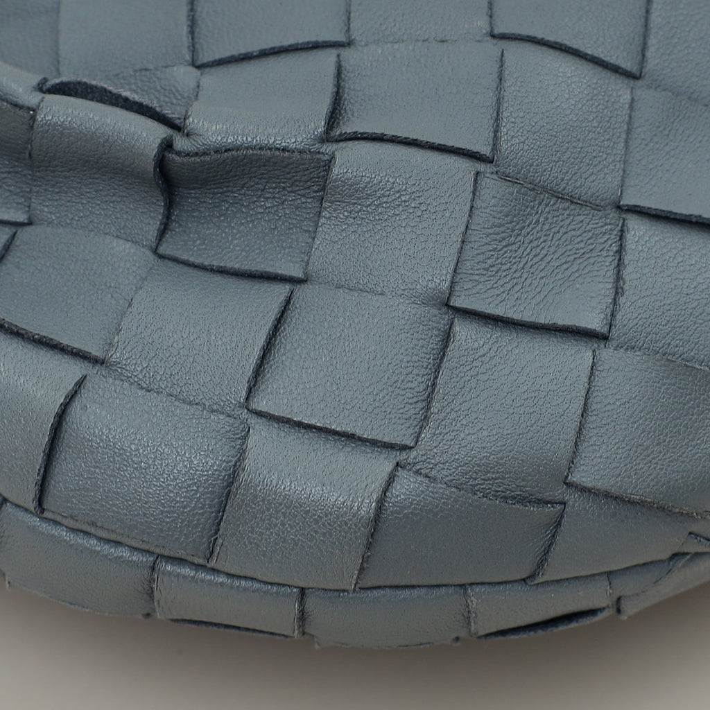 Bottega Veneta Grey Intrecciato Nappa Mini Jodie Bag