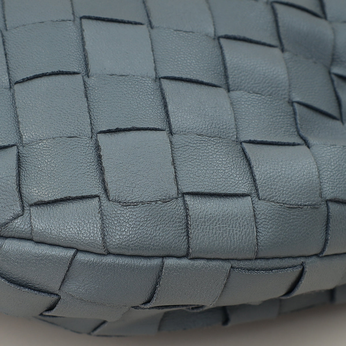 Bottega Veneta Grey Intrecciato Nappa Mini Jodie Bag