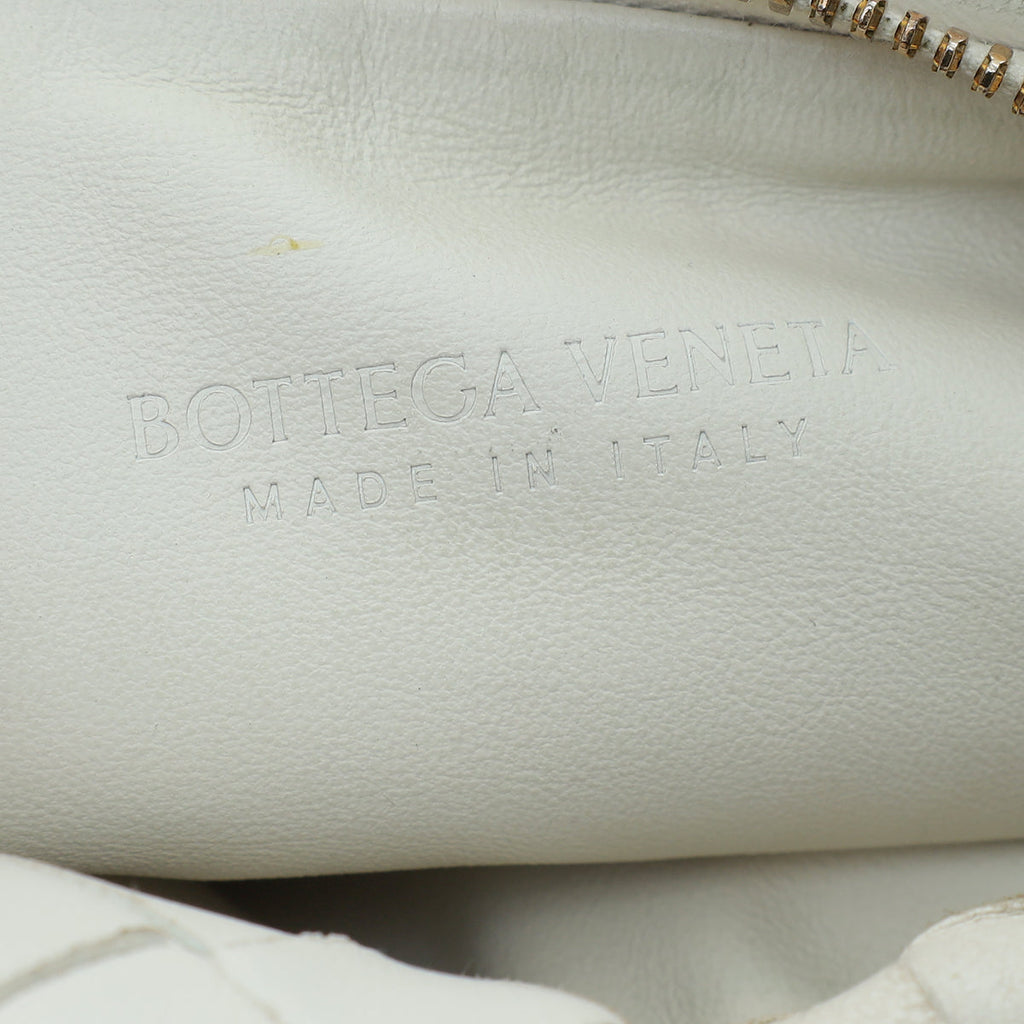 Bottega Veneta Chalk Intrecciato Nappa Mini Jodie Bag