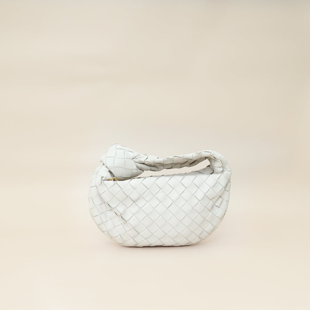 Bottega Veneta Chalk Intrecciato Nappa Mini Jodie Bag