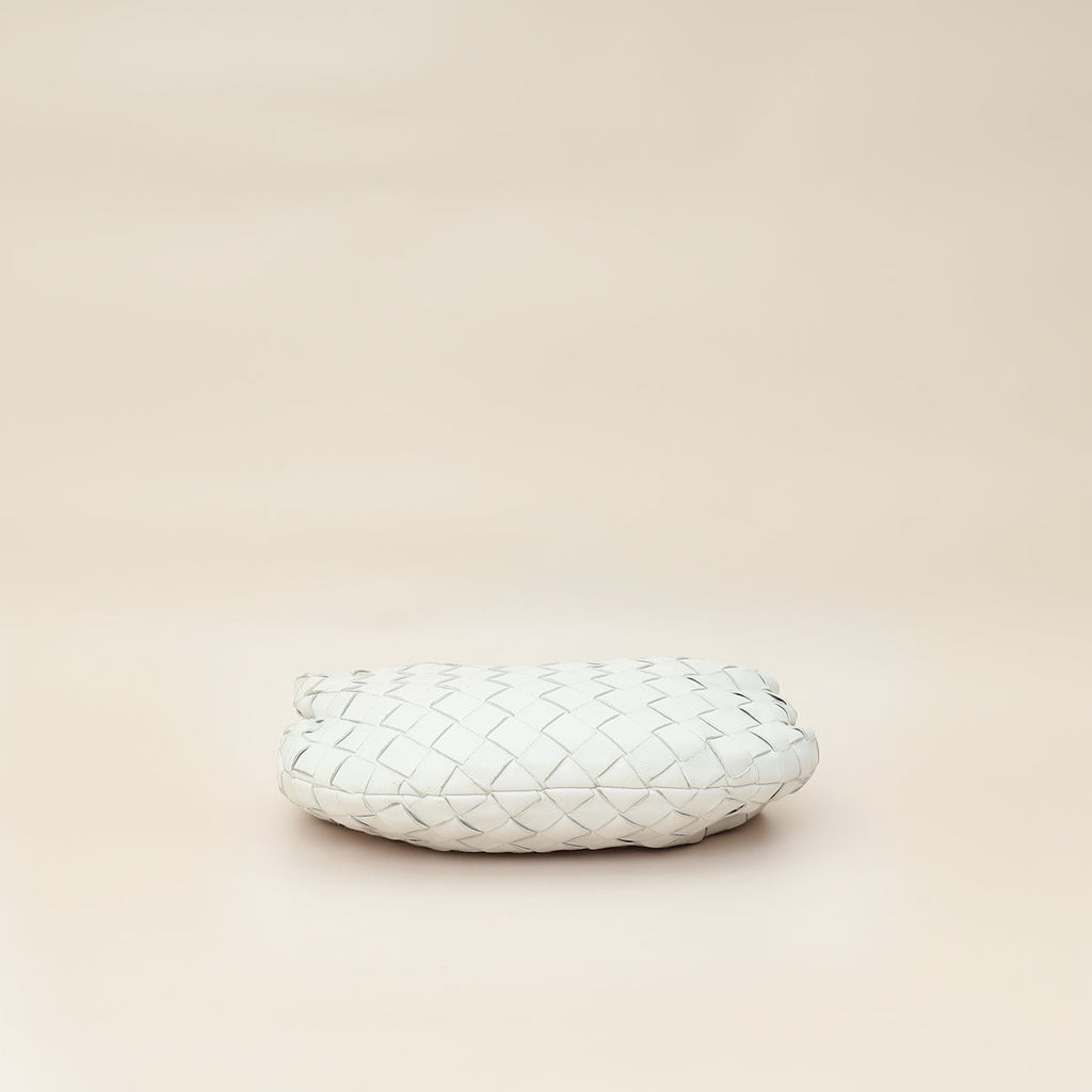 Bottega Veneta Chalk Intrecciato Nappa Mini Jodie Bag