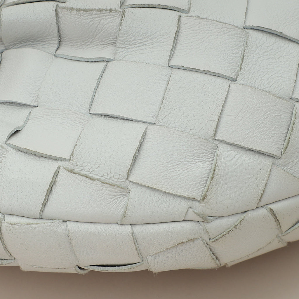 Bottega Veneta Chalk Intrecciato Nappa Mini Jodie Bag