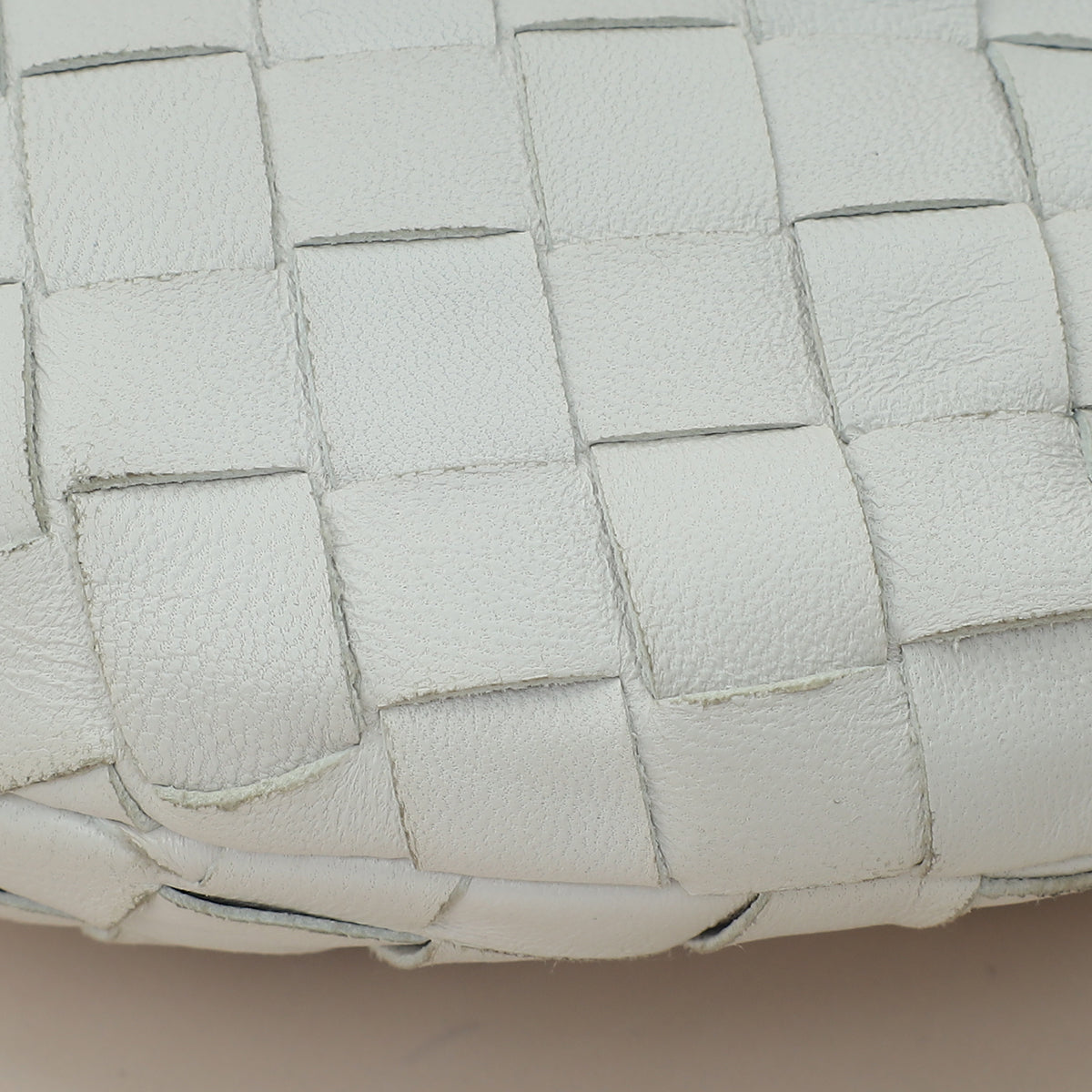 Bottega Veneta Chalk Intrecciato Nappa Mini Jodie Bag