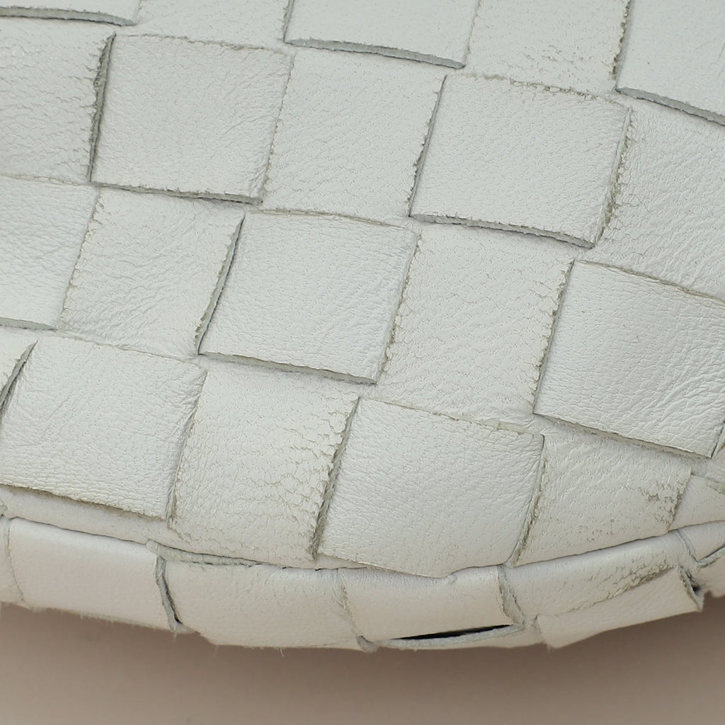 Bottega Veneta Chalk Intrecciato Nappa Mini Jodie Bag