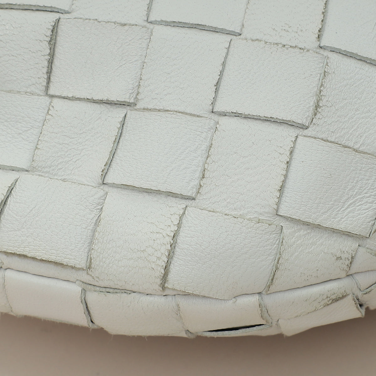 Bottega Veneta Chalk Intrecciato Nappa Mini Jodie Bag