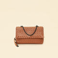 Bottega Veneta Brown Intrecciato Olimpia Bag
