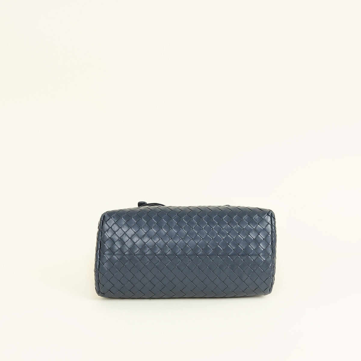 Bottega Veneta Blue Intrecciato Roma Mini Tote Bag