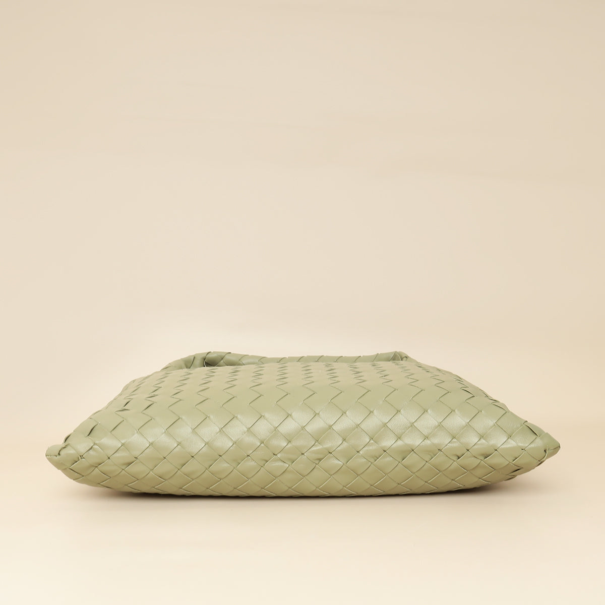 Bottega Veneta Travertine Intrecciato Hop Hobo Bag