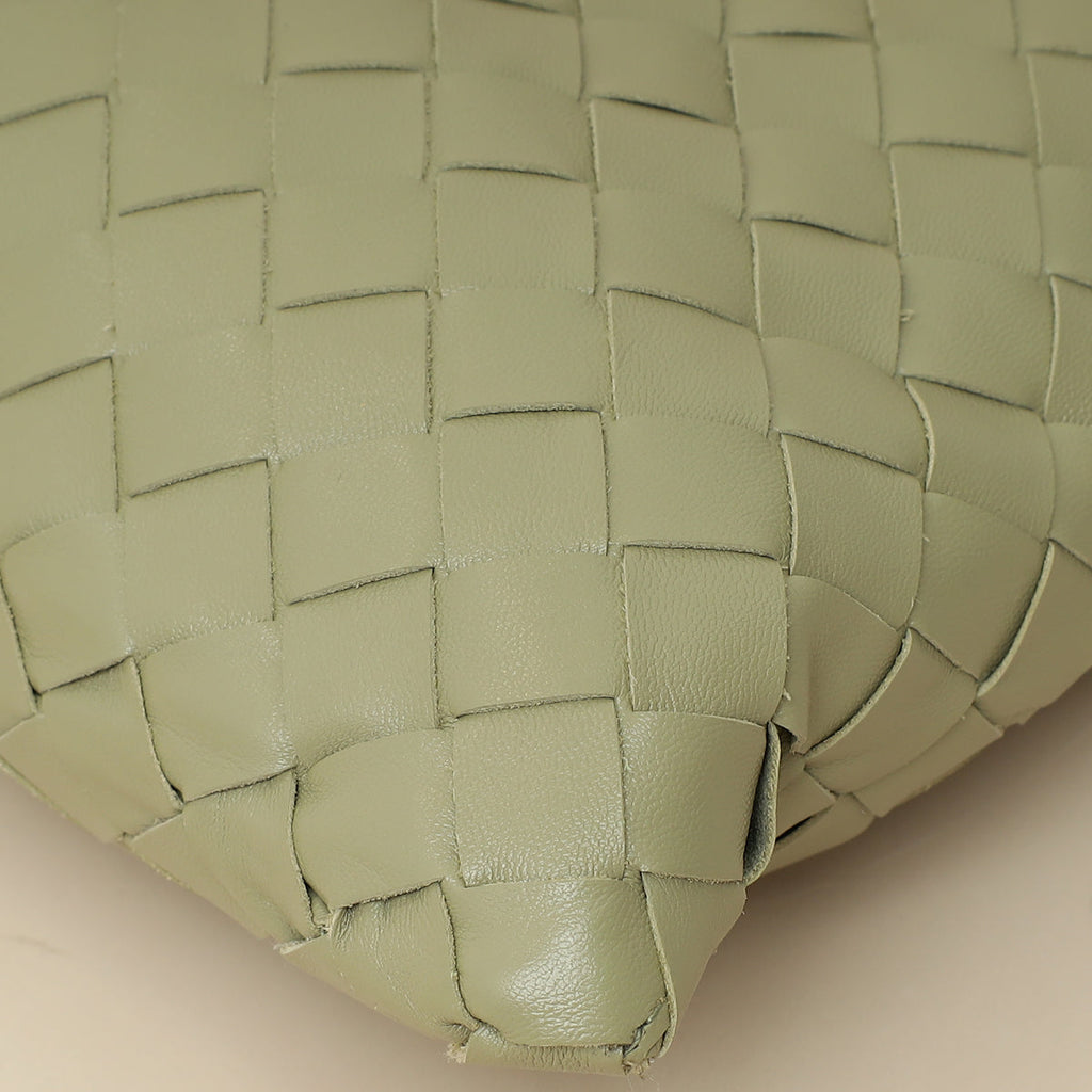 Bottega Veneta Travertine Intrecciato Hop Hobo Bag