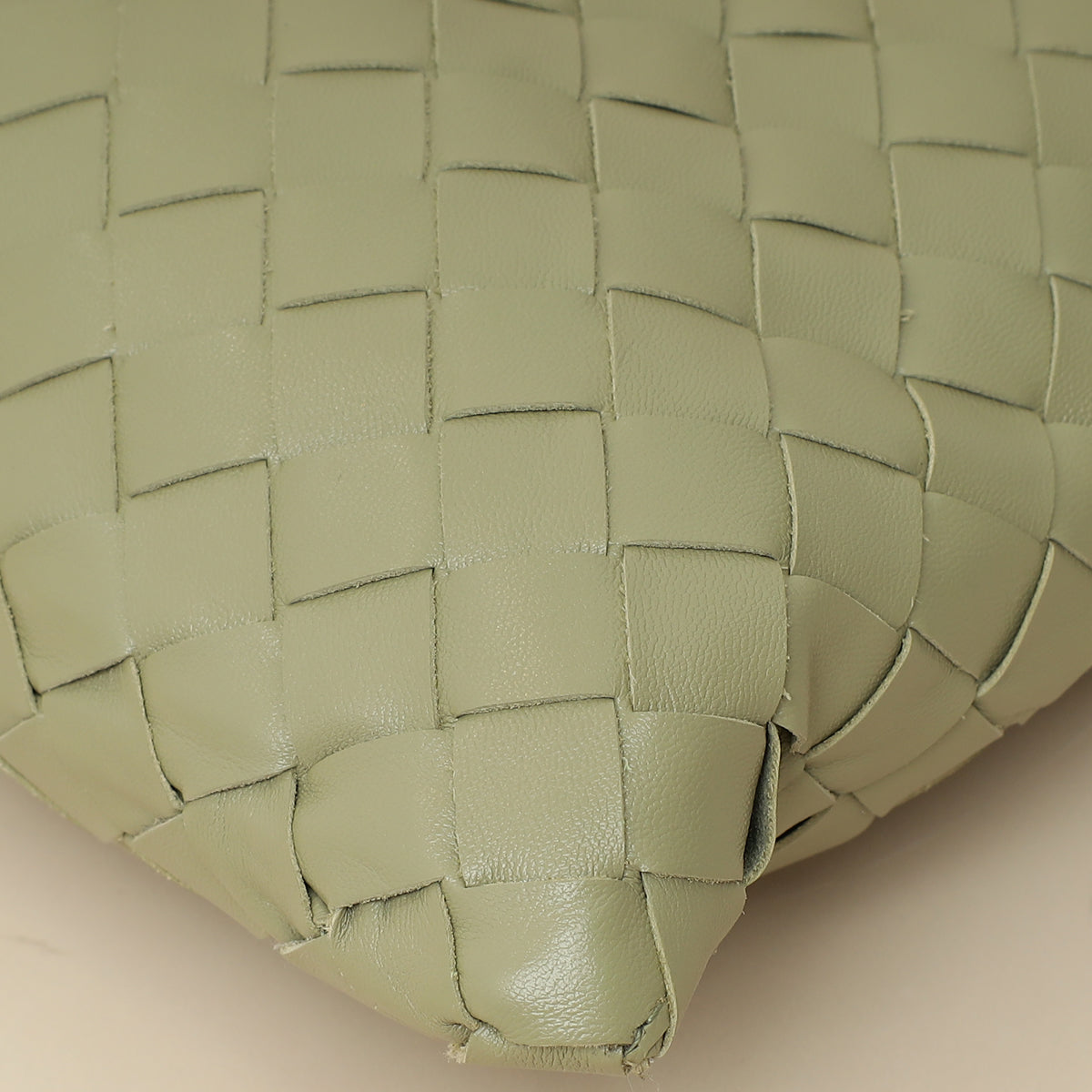 Bottega Veneta Travertine Intrecciato Hop Hobo Bag